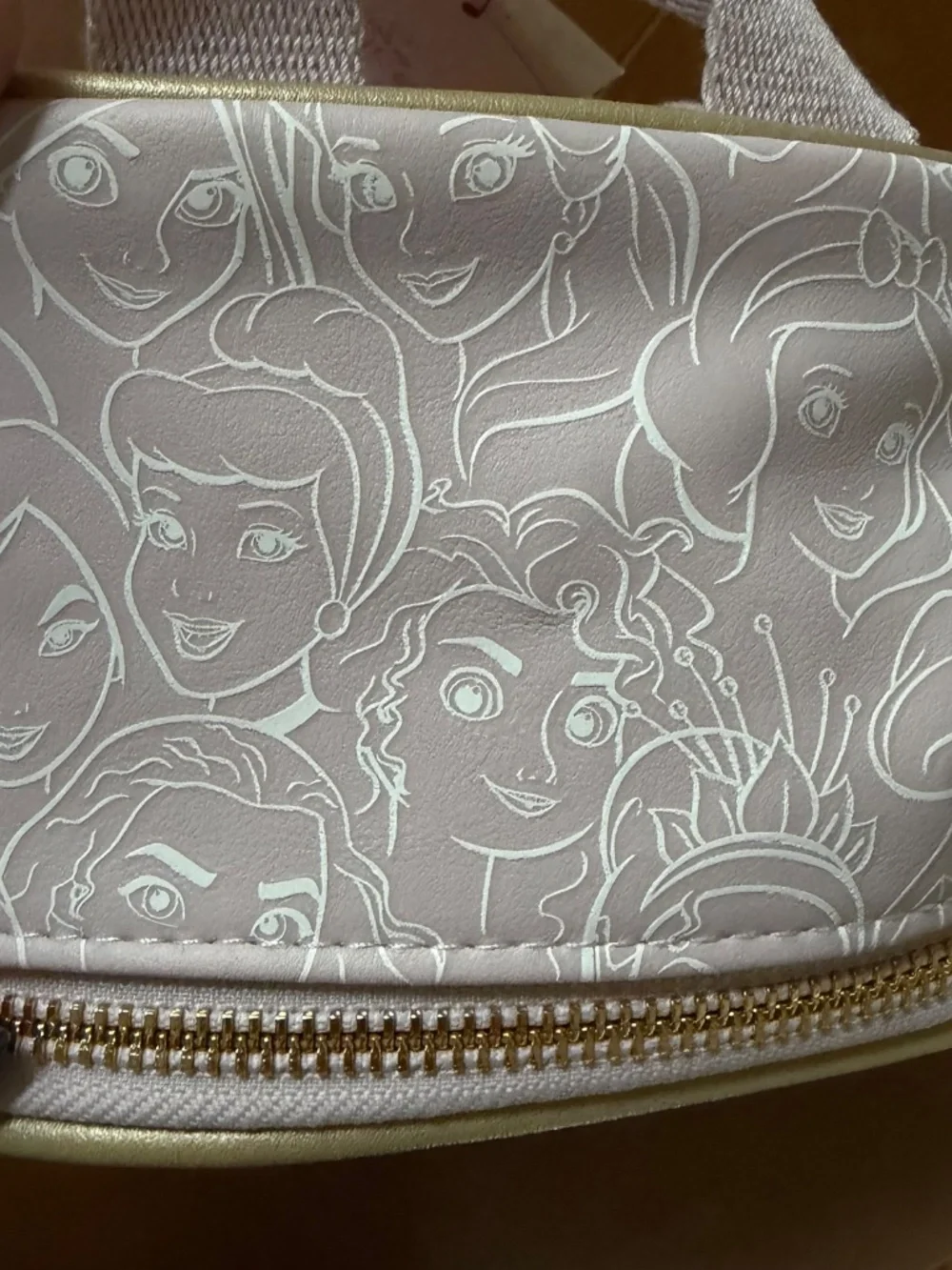NWT Loungefly Disney Princess Castle & Roses Sketch Mini Backpack Pink appliqué